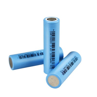 গুণ  11.744Wh INR18650 3200mAh Lithium Cylindrical Battery Deep Cycle Cell কারখানা