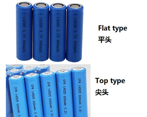 14500 3.2V600mah লিথিয়াম LiFePO4 ব্যাটারি