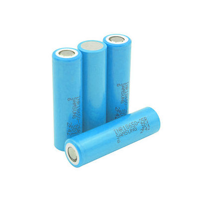 বৈদ্যুতিক সাইকেল 3.7V 2500mAh 20A 25R 18650 লিথিয়াম আয়ন ব্যাটারি 0.05 কেজি