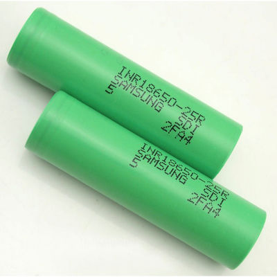 20A 3.6 V 2500mah ব্যাটারি 18650 লিথিয়াম রিচার্জেবল ব্যাটারি INR18650-25R সুরক্ষিত