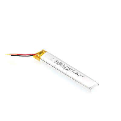 831636 3.7V400mah লিথিয়াম আয়ন পলিমার ব্যাটারি প্যাক লো টেম্প