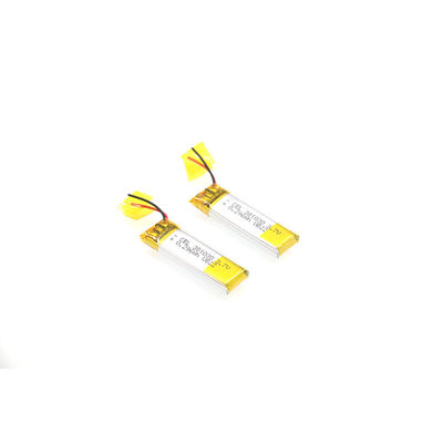 IEC61233 স্ট্যান্ডার্ড 3.7V80mAh লিথিয়াম আয়ন পলিমার ব্যাটারি স্মার্ট পরিধানযোগ্য পণ্য