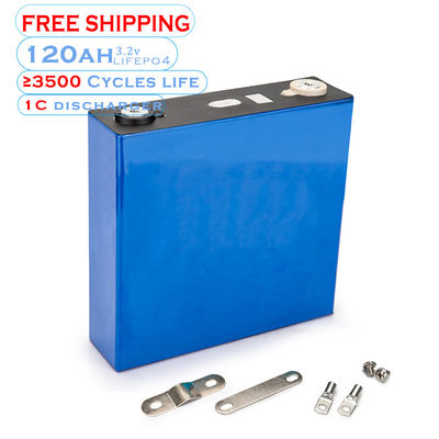 সৌর প্যানেলের জন্য গভীর চক্র 3.2 V 120Ah লিথিয়াম LiFePo4 ব্যাটারি সেল