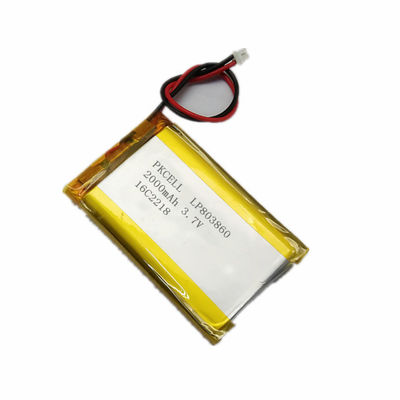 5 মিমি উচ্চ তাপমাত্রা লিথিয়াম আয়ন ব্যাটারি 3.7 V 200mah লিপো ব্যাটারি উল সিই সহ