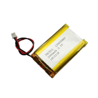 5 মিমি উচ্চ তাপমাত্রা লিথিয়াম আয়ন ব্যাটারি 3.7 V 200mah লিপো ব্যাটারি উল সিই সহ