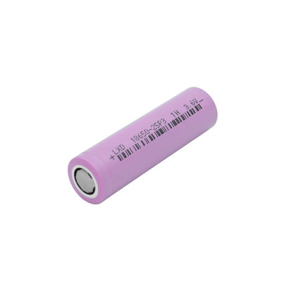 3C সর্বোচ্চ 3.6v 2500mah 18650 লিথিয়াম আয়ন ব্যাটারি লিথিয়াম নলাকার কোষ